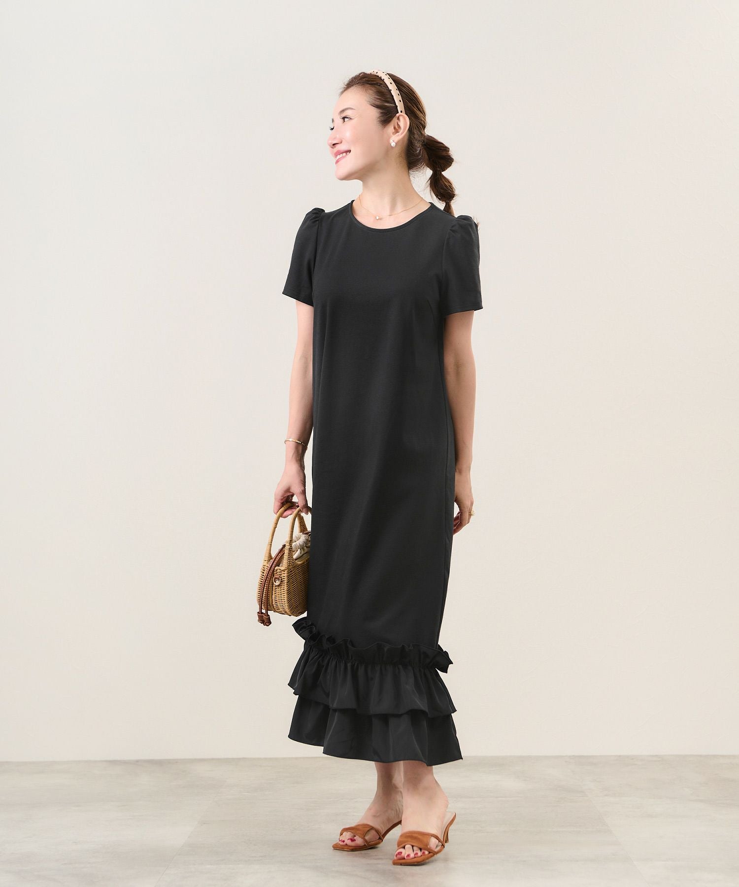 裾フリル カットソー ワンピース Liala×PG 全3色｜lpg331-1762【11