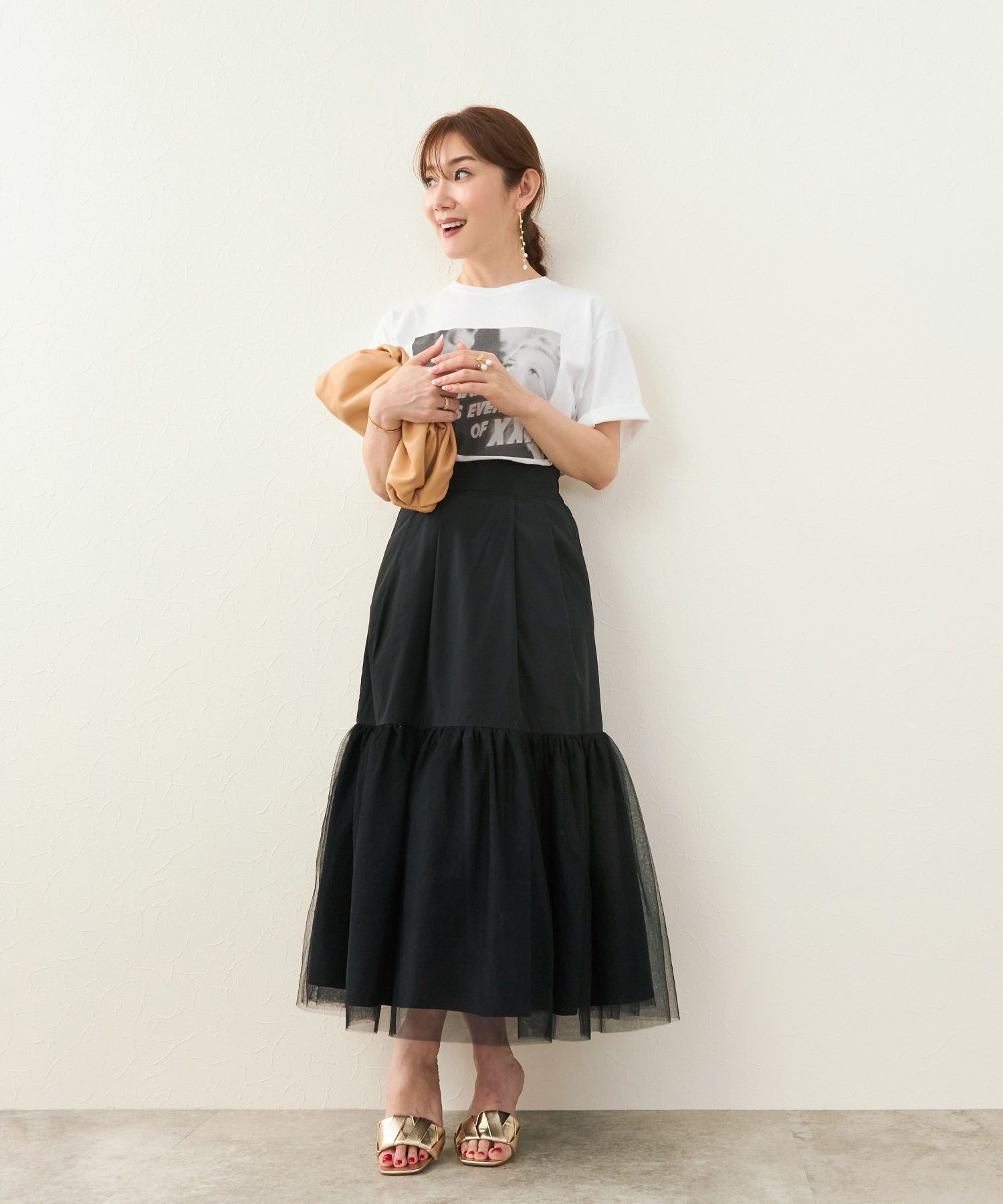 ♡NOBLE♡☆新品未使用ウォッシュドキュプラマーメイドスカート38 キュプラリネンマーメイドスカート | DOUDOU(ドゥドゥ)レディース