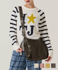 バッグ/グッズ/ショルダーバッグ/マスタード/ダークブラウン