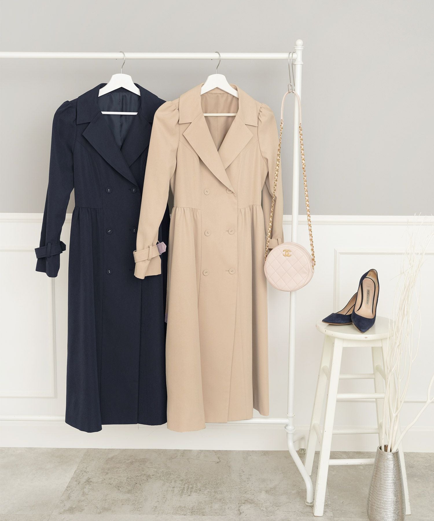 2点以上で半額クーポン対象 ベルト付き くるみボタン テーラード