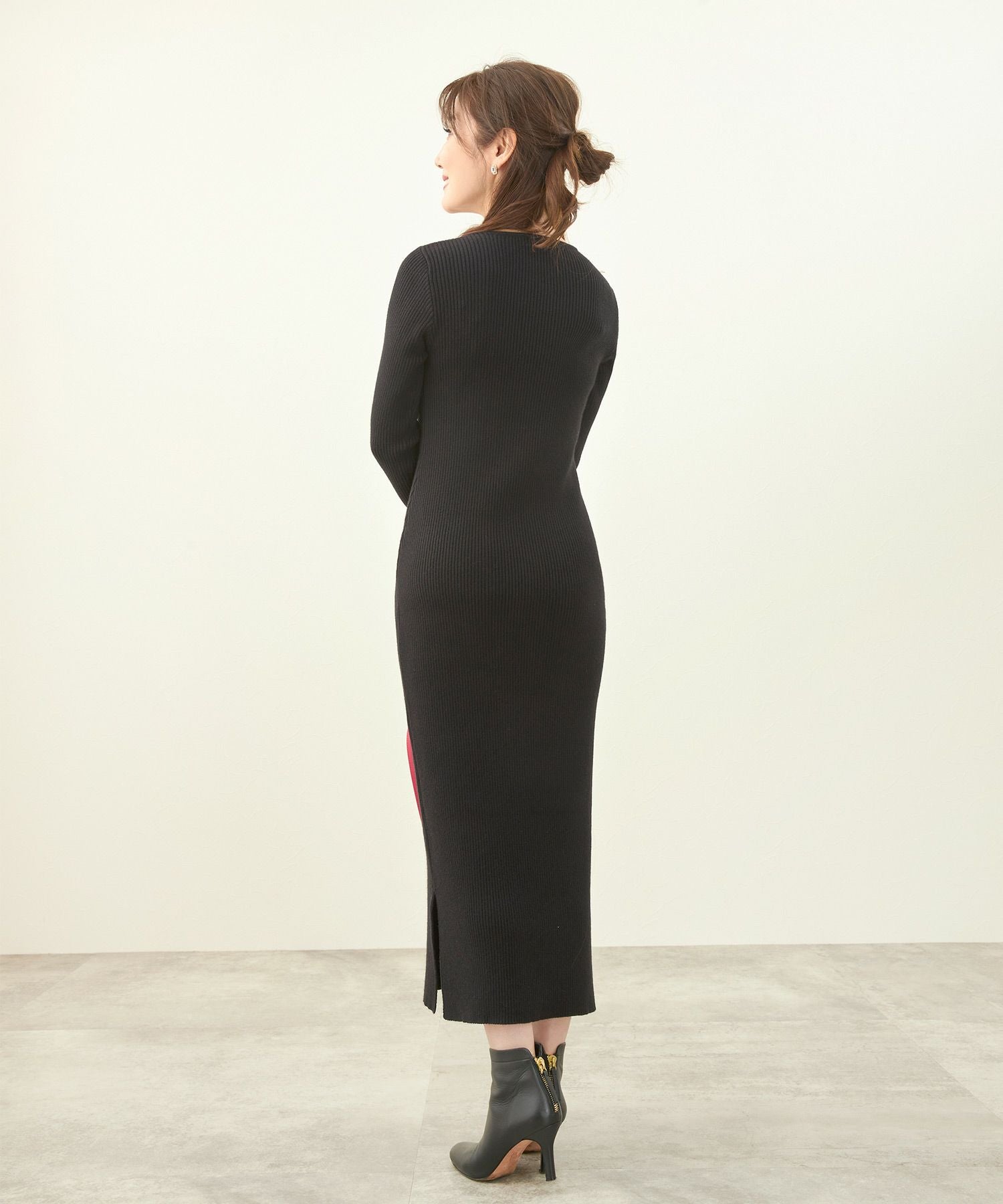 リブニット タイト ワンピース Liala×PG 全3色｜lpg331-1760【3】