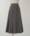 レディース/スカート/ボトムス/フレア/タック/春/夏/秋/冬/エクリュ/ピンク/チャコール/ブラック