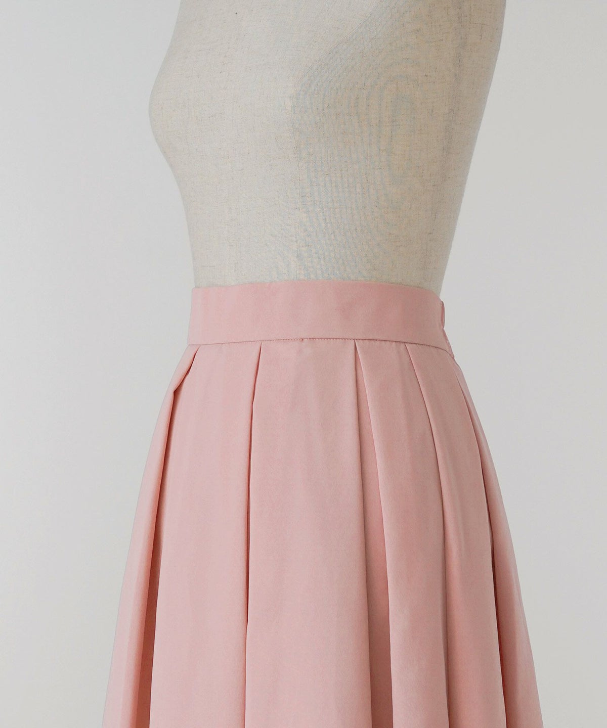 レディース/スカート/ボトムス/フレア/タック/春/夏/秋/冬/エクリュ/ピンク/チャコール/ブラック