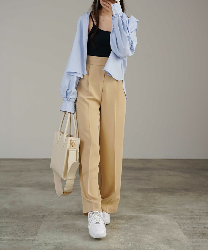 バック/エコレザー/2way/スクエア/アイボリー/キャメル/フリー/