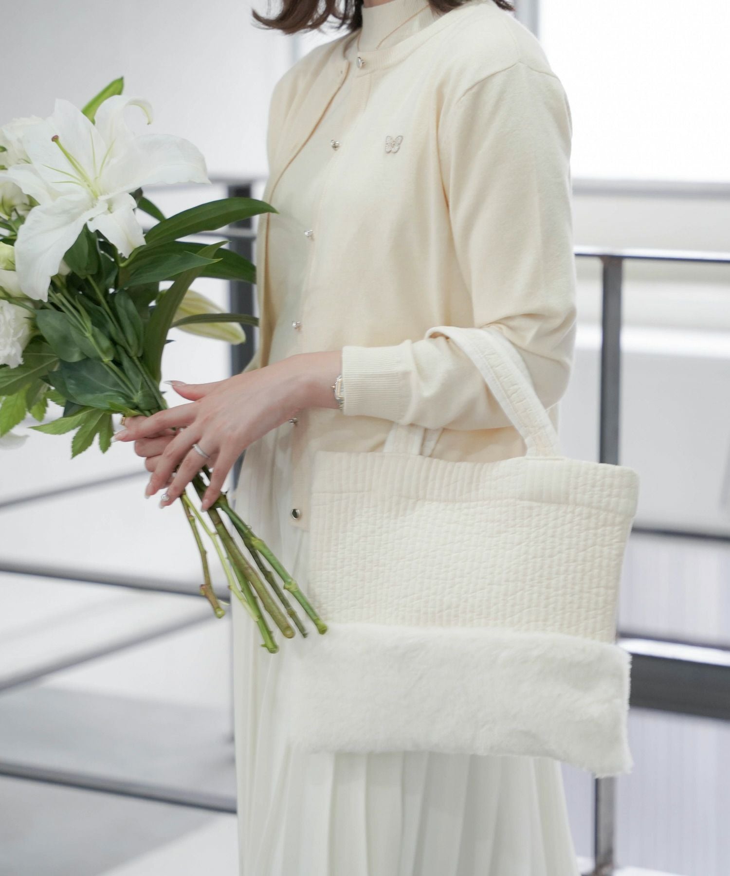 ファーコンビ ヌビ バッグ HUIT 全2色｜hit931-0002【1】 - トート