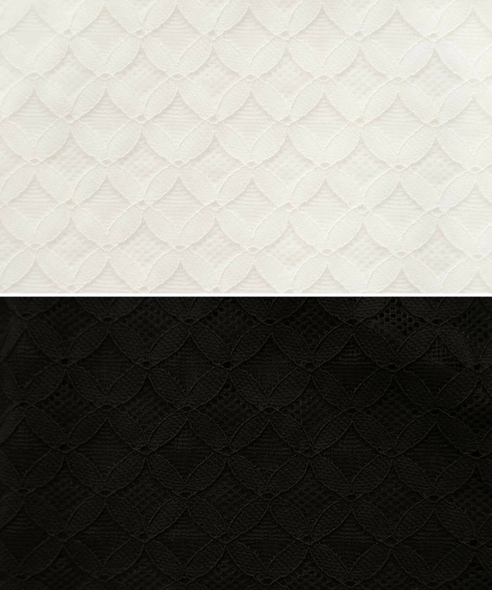 レディース/ワンピース/レース/オケージョン/綺麗め/式/結婚式/七五三/ホワイト/ブラック