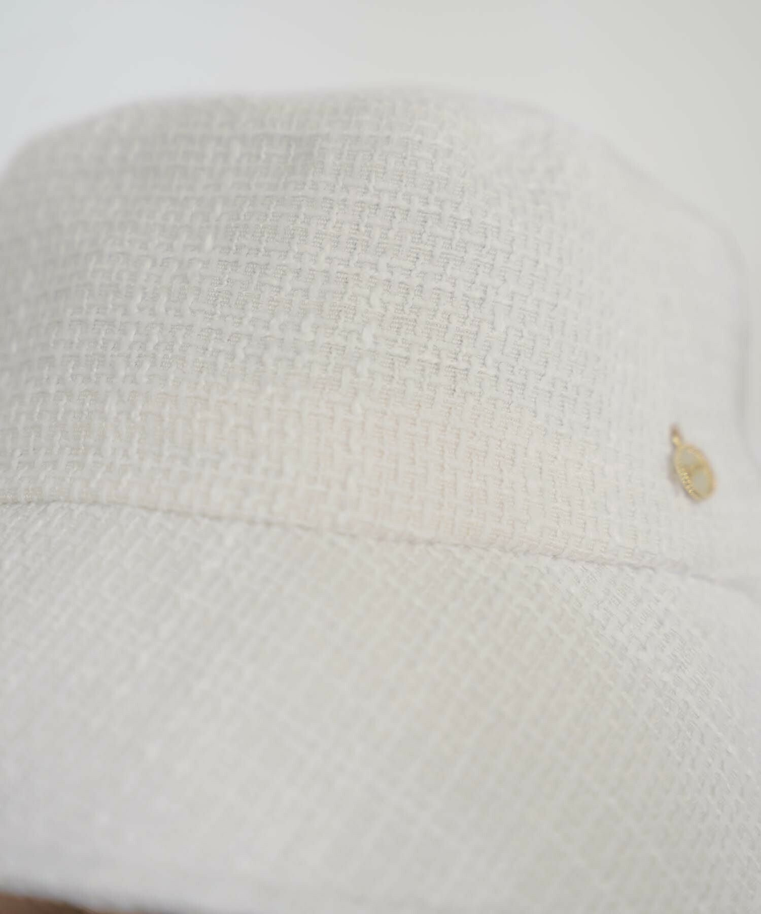 OUTLET-SALE vaniller オリジナル チャーム付き ツイード バケット