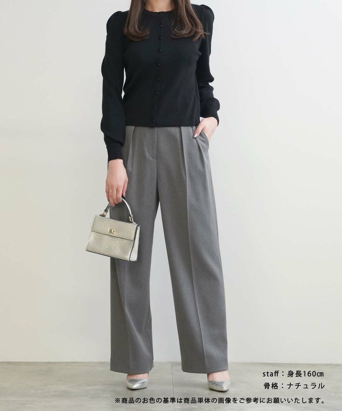 手洗い可/レンチング#8482;エコヴェロ#8482;/長袖/秋/冬/春/セットアップ対応/ベーシック/くるみ釦/袖山ギャザー/S/M/L