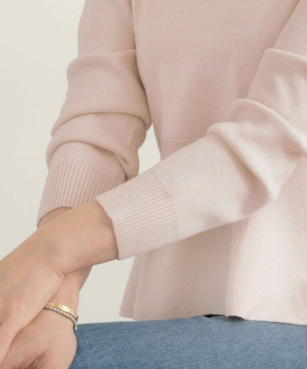 手洗い可/レンチングTMエコヴェロTM/長袖/フリル/バックシャン/セットアップ対応/S/M/L