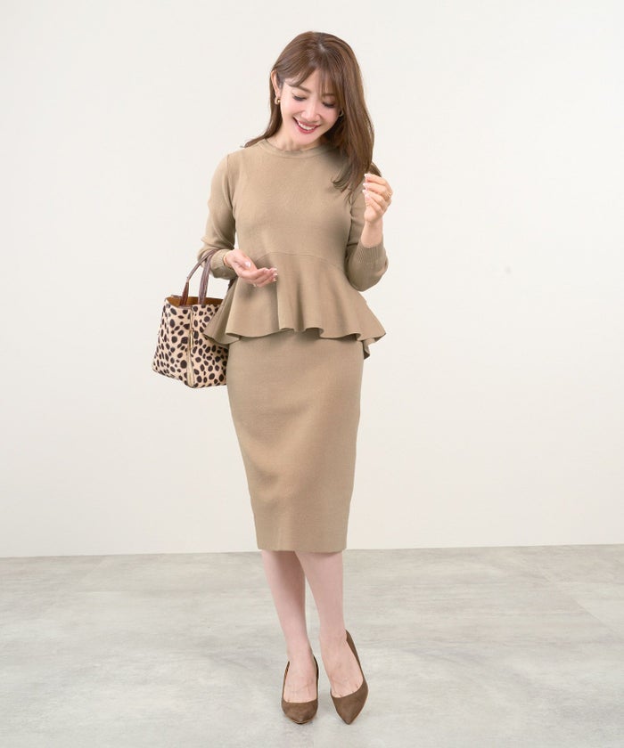 手洗い可/レンチングTMエコヴェロTM/スカート/ウエストゴム/裏地付/セットアップ対応/シンプル/ベーシック/S/M/L