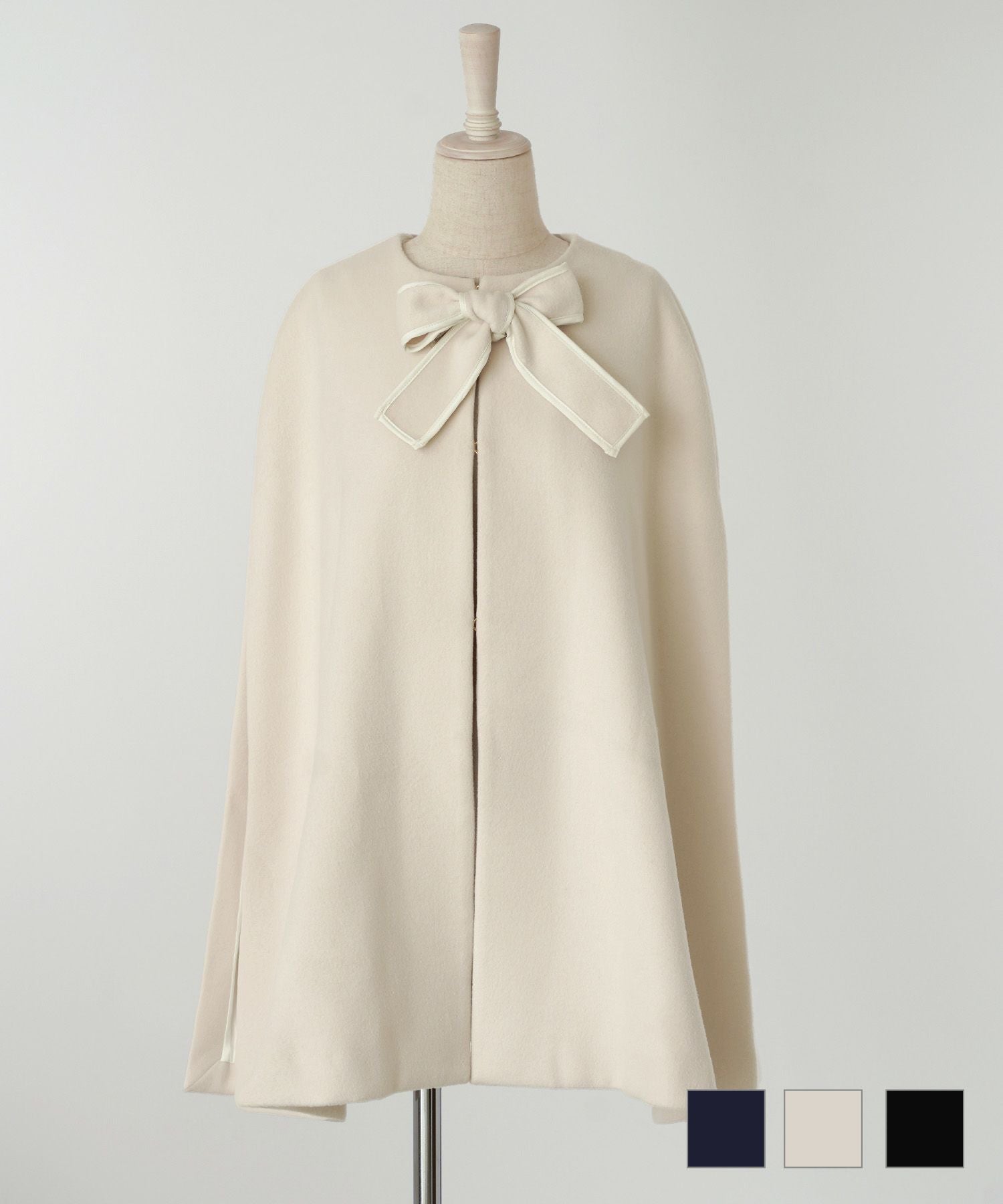 ウールライク ケープ コート HUIT 全3色｜hit131-0014【4】 - コート