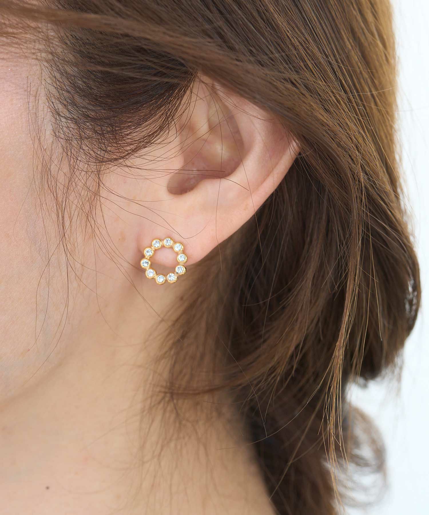 ダブル リング 2way ピアス Double Ring 2way Pierce （Liala） 全1種