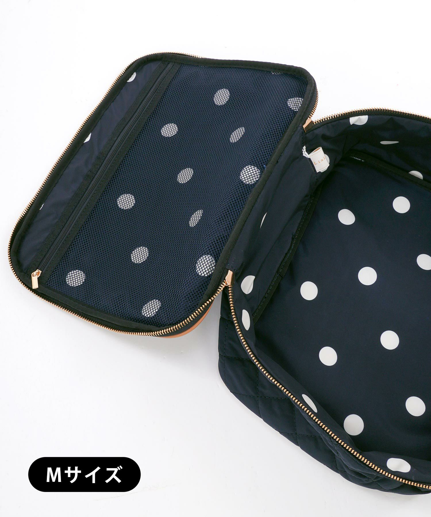 キルティング トラベル 収納バッグ 3点セット Liala×PG 全2色｜lpg932