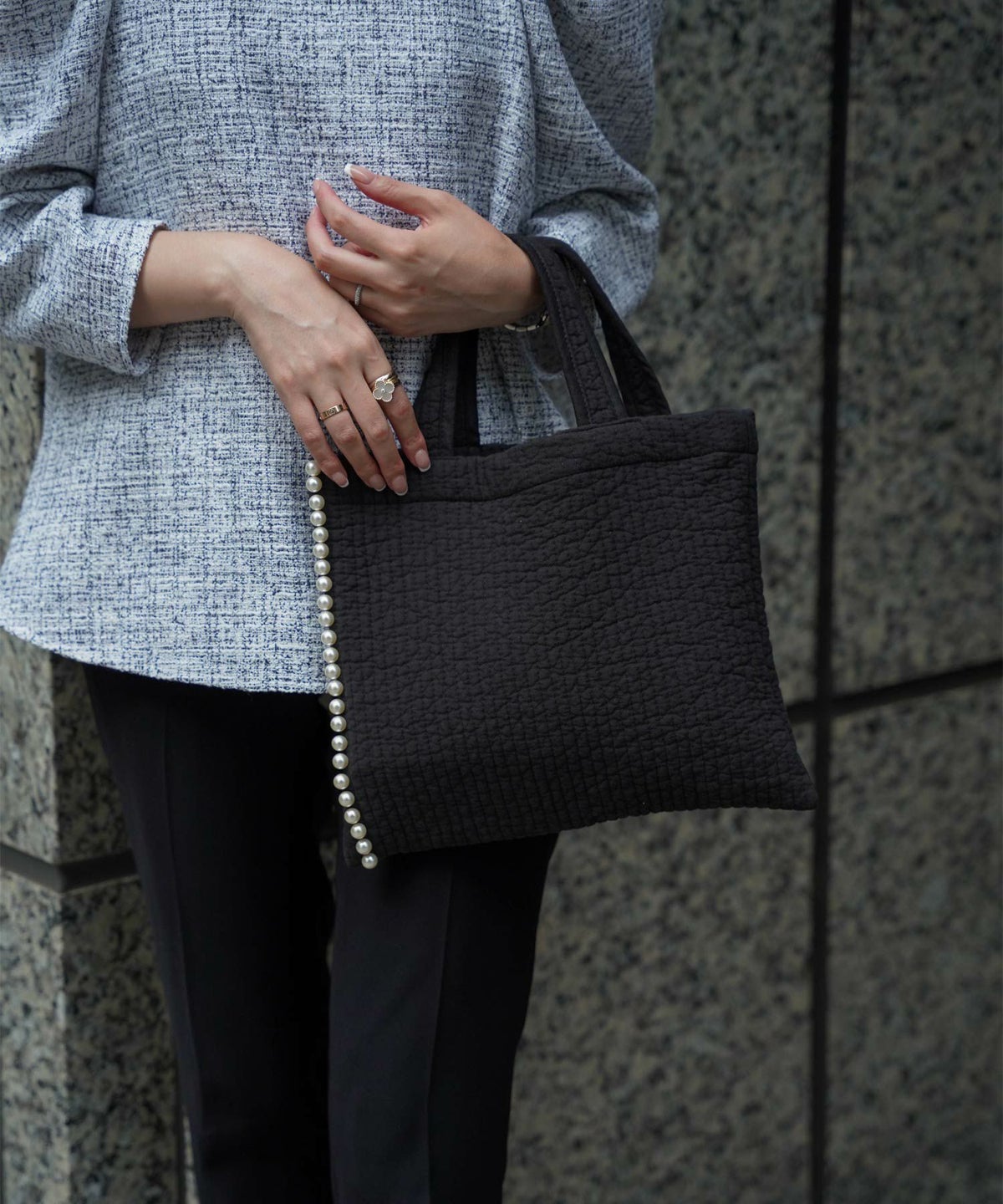 レディース/バッグ/パール/ヌビ/春/夏/秋/冬/ピンク/ベージュ/チャコール/アイボリー/グレー/ブラック