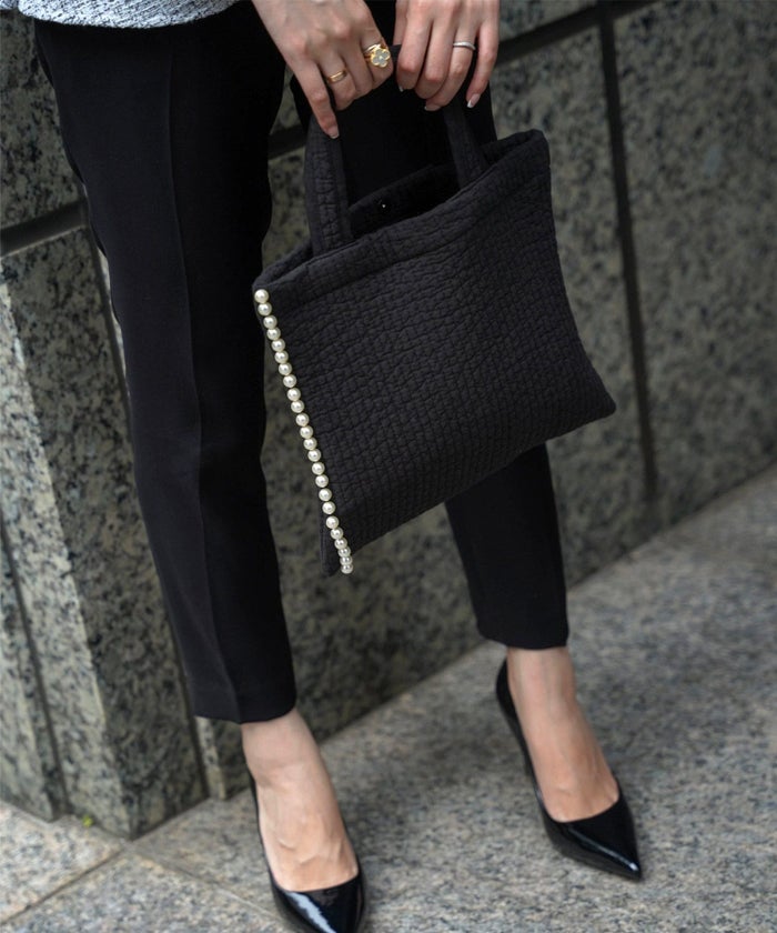 レディース/バッグ/パール/ヌビ/春/夏/秋/冬/ピンク/ベージュ/チャコール/アイボリー/グレー/ブラック