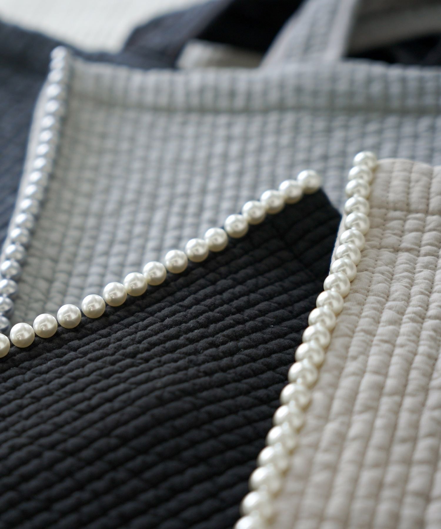 パールトリム ヌビ バッグ HUIT 全6色｜hit942-0034【20】 - トート