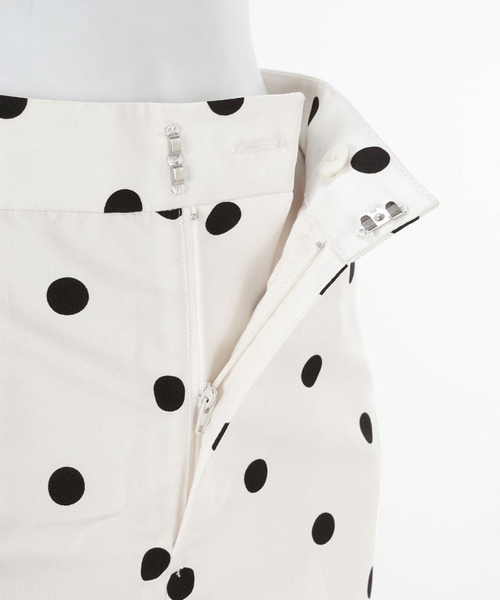 手洗い可/ボトムス/パンツ/ドット/水玉/プリント/柄/お洒落/大人可愛い