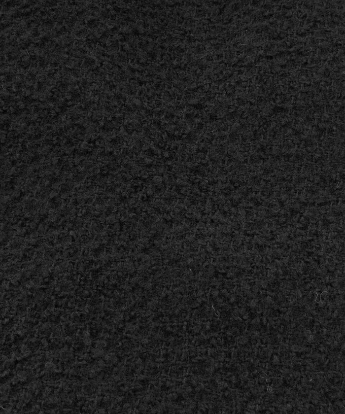 ツイード/単色/ジレ/ベスト/フリンジ/4つポケット/重ね着/羽織り/上品/可愛い/ボタン