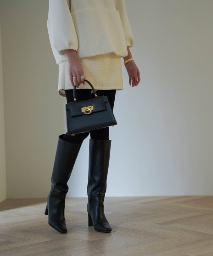 レディース/ボトムス/キュロット/ショートパンツ/ツイード/春/夏/秋/冬/ミニ丈/アイボリー/ブラック