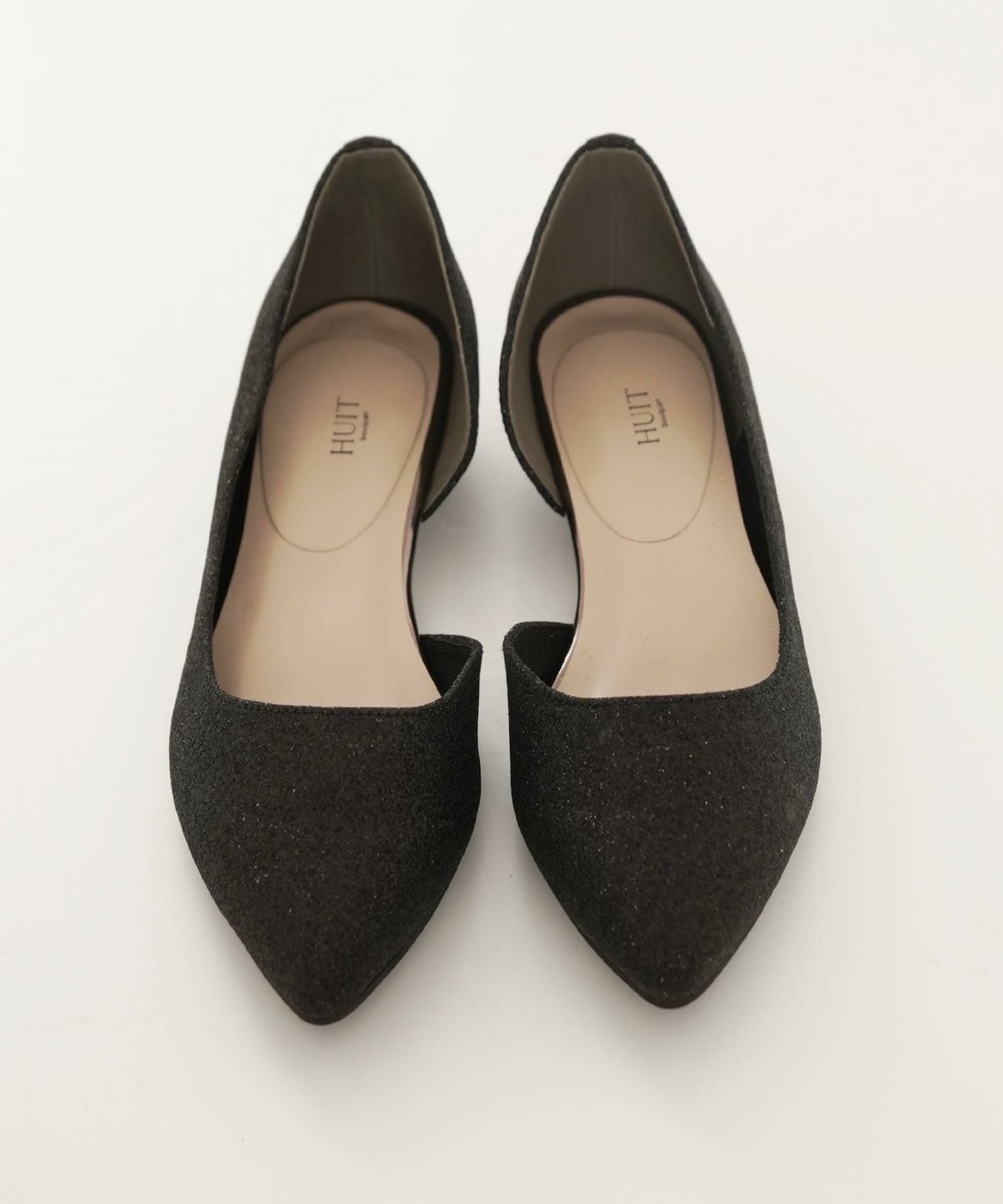 レディース/パンプス/フラットシューズ/ローヒール/グリッター/春/夏/秋/冬/シルバー/ゴールド/ブラック