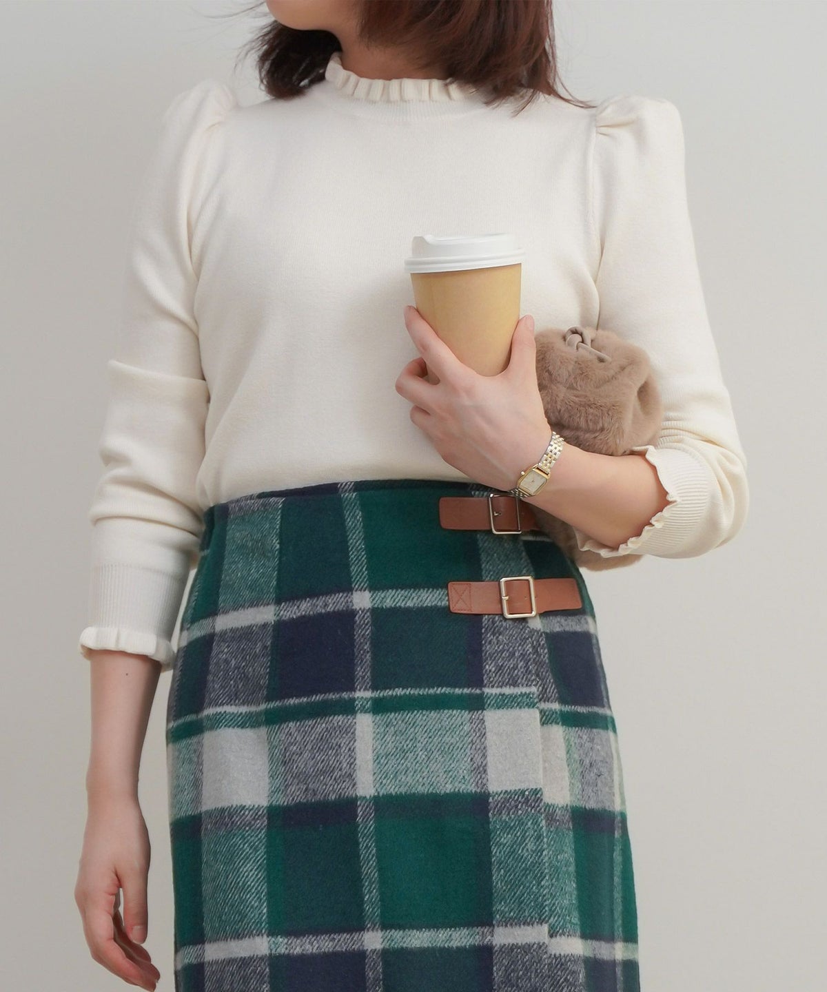 新色追加手洗い可ニットトップスレディースきれいめ秋冬春オフィスかわいい長袖細身大人ジョイントスペース