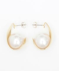 エスカルゴ ピアス Escargot Pierce 真鍮 チタンポスト プラパール 重厚感 エスカルゴ ピアス Escargot Pierce （Liala）