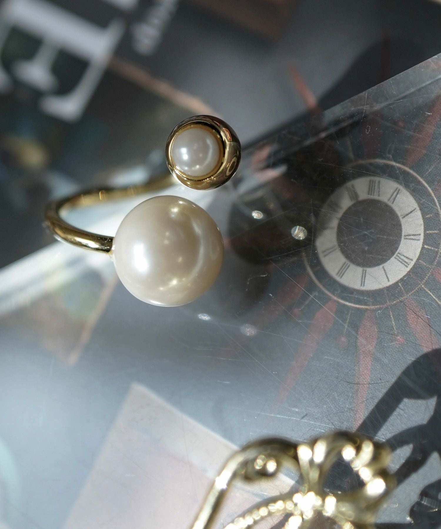 クロッシング パール リング Crossing Pearl Ring （Liala） 全1種