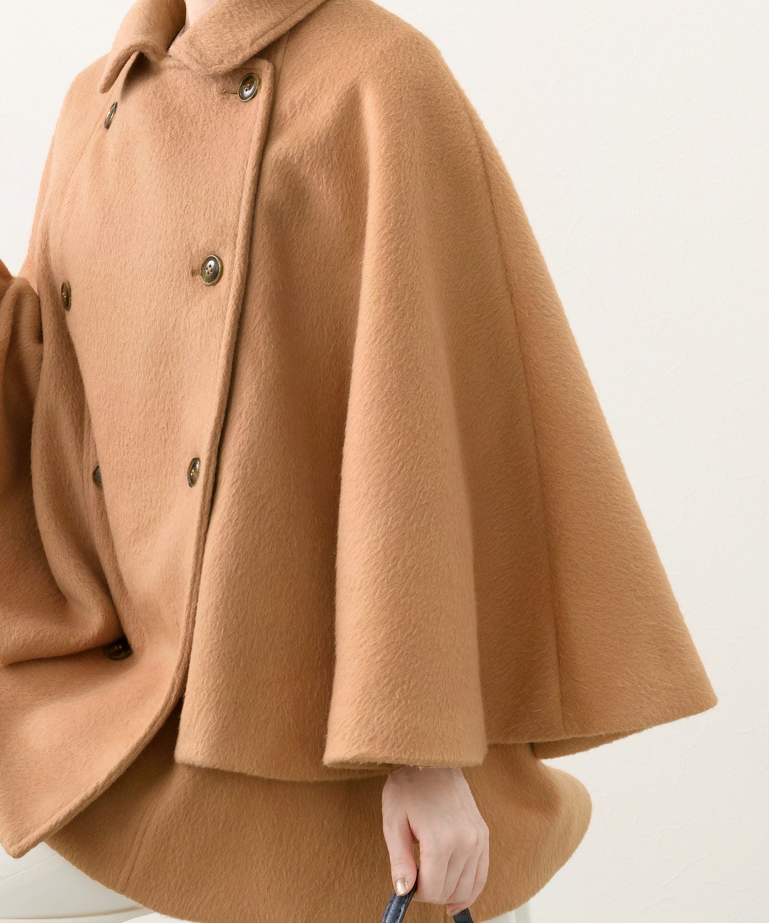 OUTLET-SALE ケープ コート Liala×PG 全2色｜lpg141-1846【1