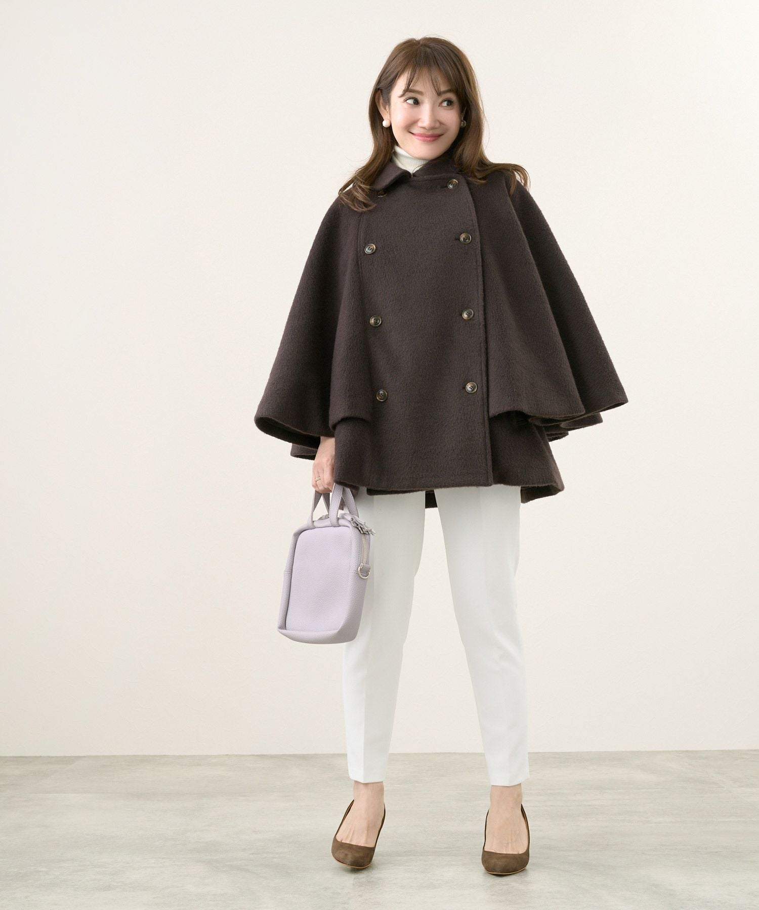 OUTLET-SALE ケープ コート Liala×PG 全2色｜lpg141-1846【1