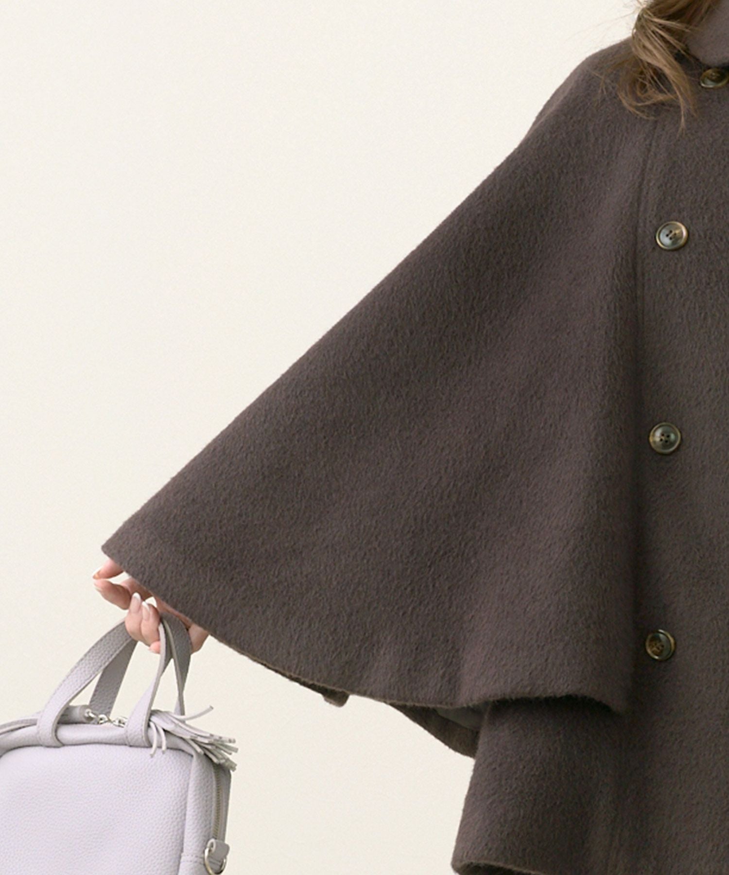 OUTLET-SALE ケープ コート Liala×PG 全2色｜lpg141-1846【1