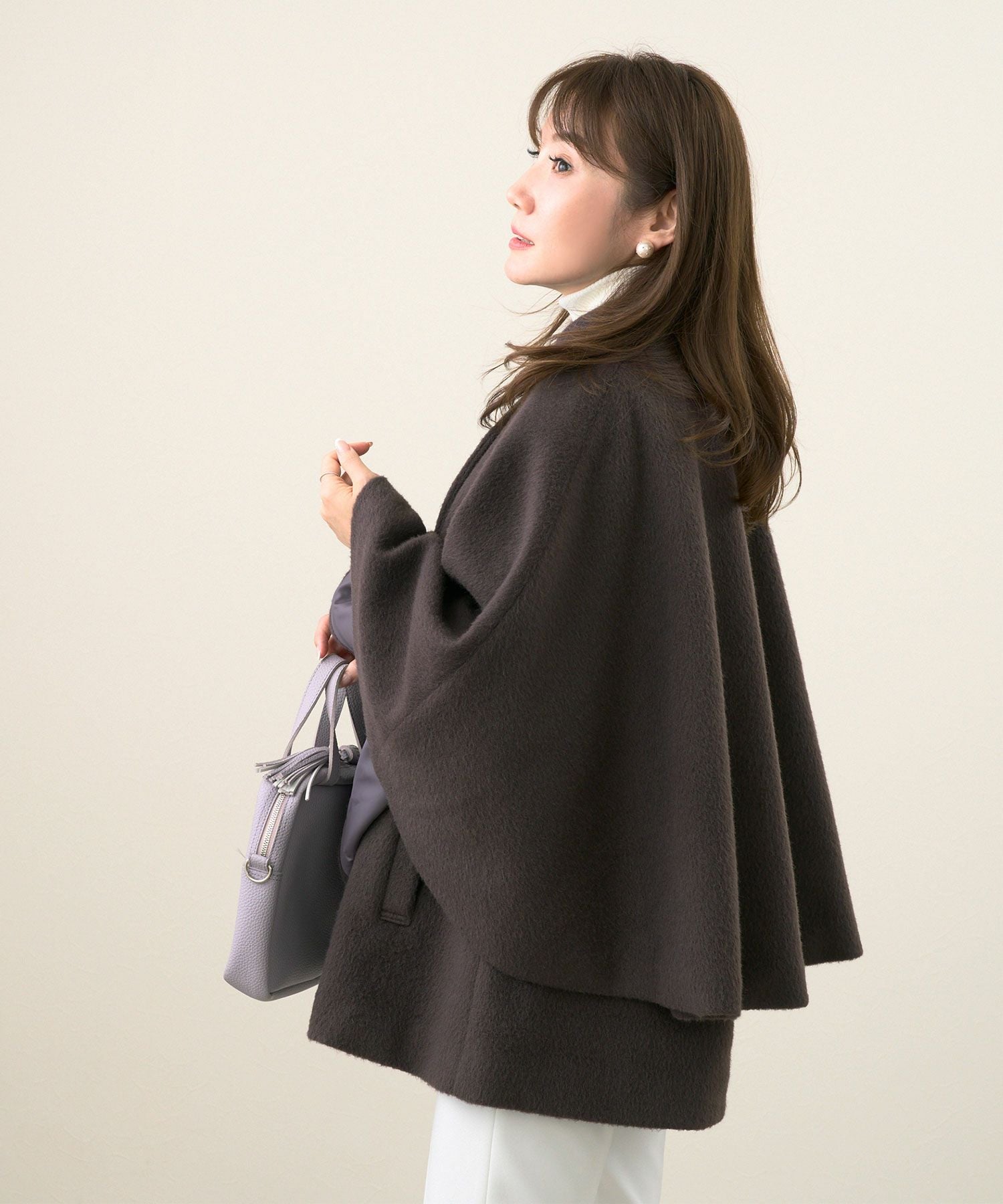 OUTLET-SALE ケープ コート Liala×PG 全2色｜lpg141-1846【1