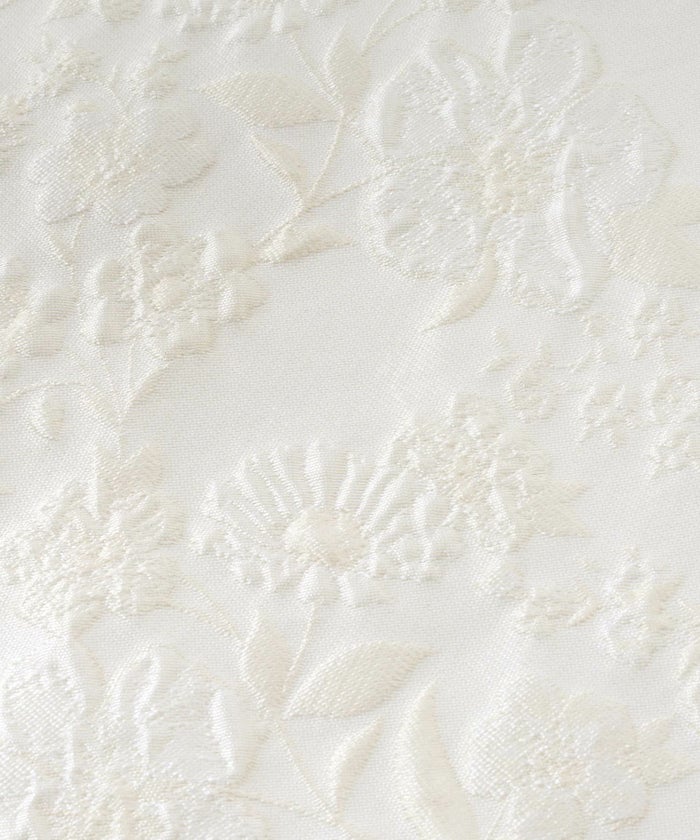 ボトムス/スカート/フレア/ロング/ジャガード/花柄/フラワーモチーフ/凹凸/大人/可愛い/上品