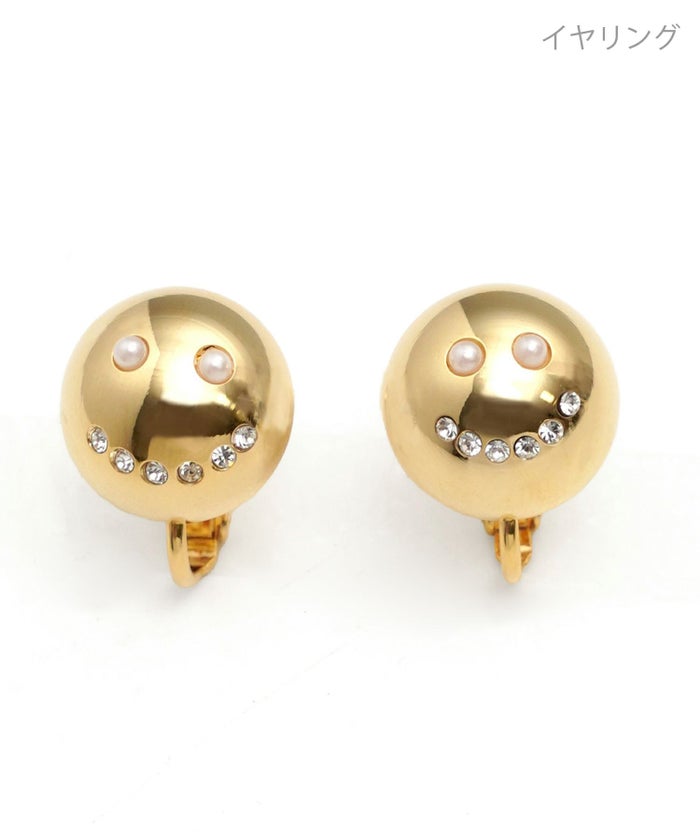 スマイル ボール ピアス イヤリング Smile Ball Pierce Earring