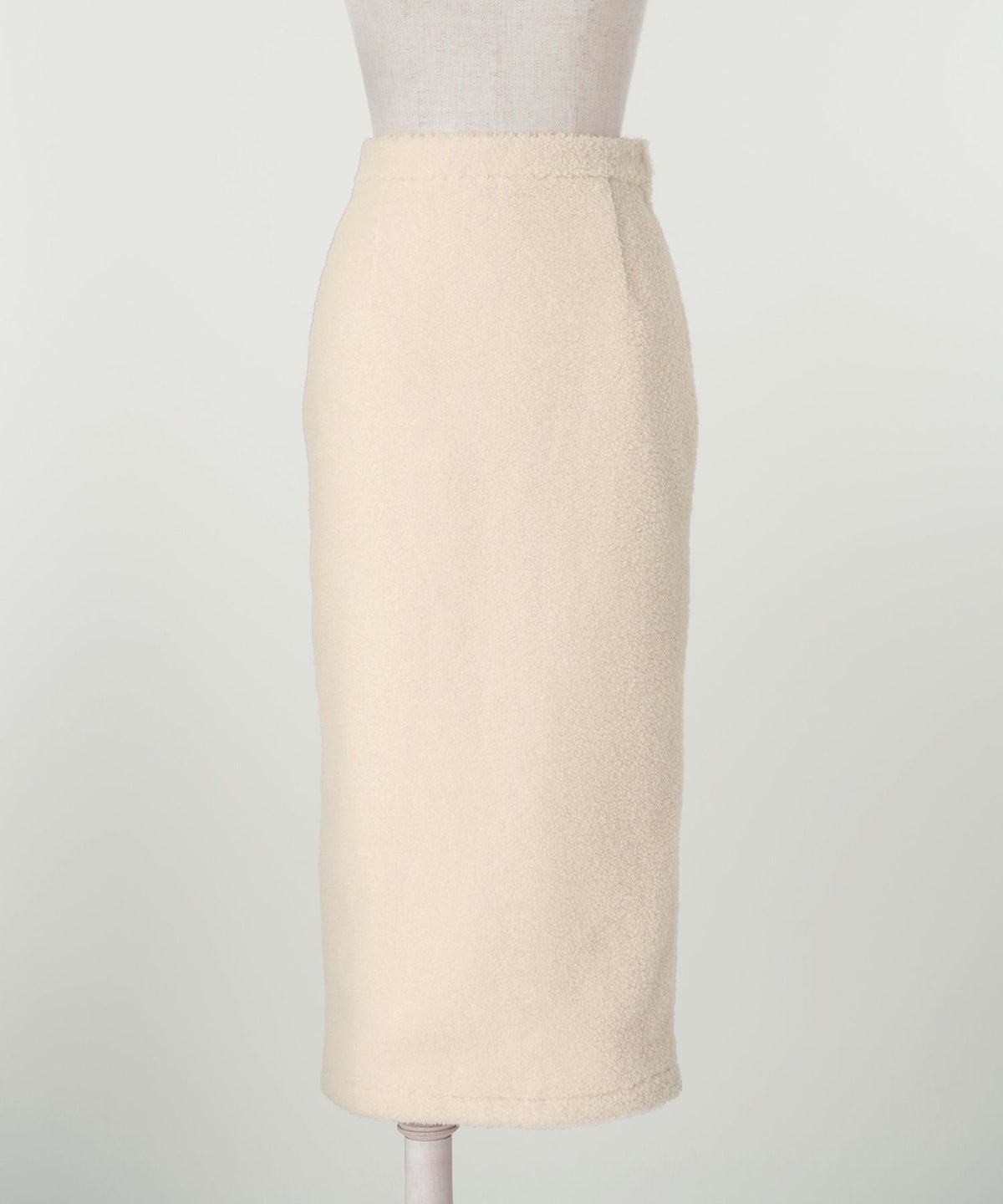 レディース/スカート/ボア/プードル/トレンド/セットアップ/ペンシル/Iライン/秋/冬/アイボリー/モカ/ブラック