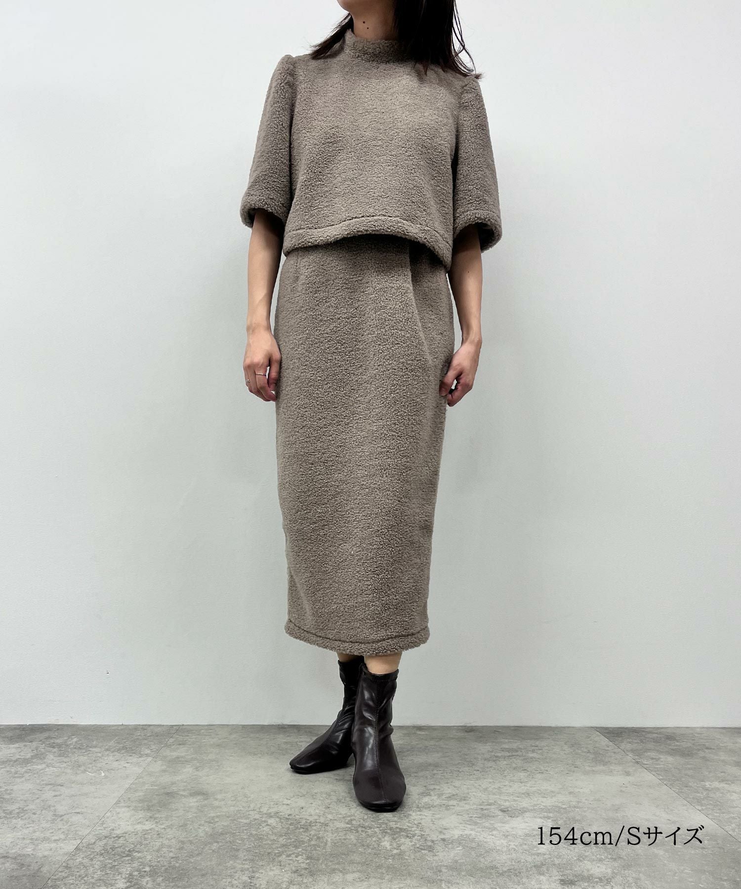 OUTLET-SALE もこもこ プードル トップス HUIT 全3色｜hit841-0041【1