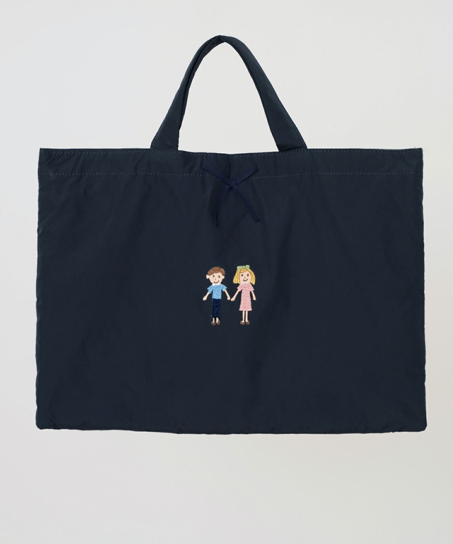 Nene Mercerie ワッペン付き おけいこ バッグ HUIT 全2種｜hit942-0028