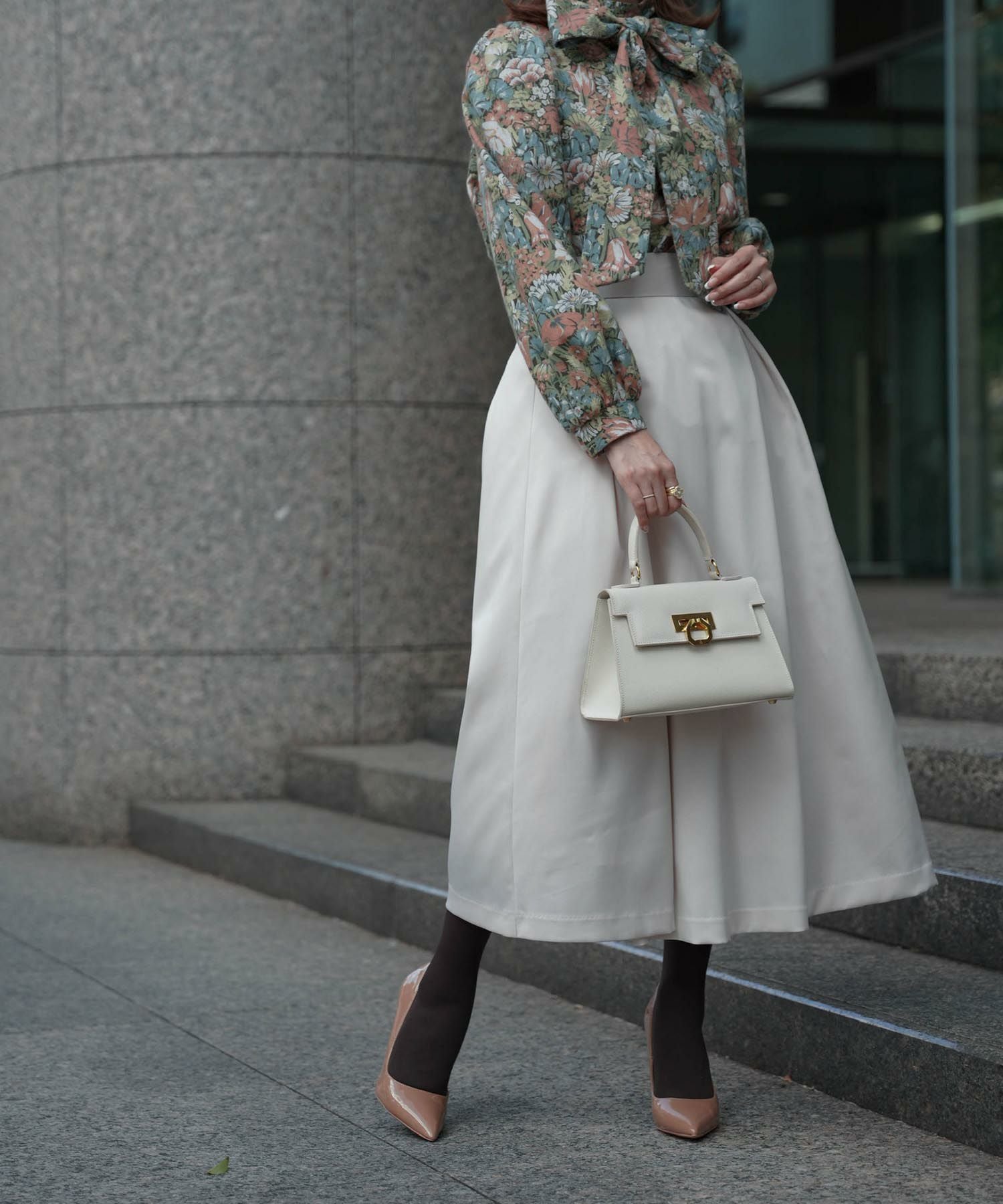 ボリューム フレア スカート HUIT 全3色｜hit641-0038【1】 - フレア