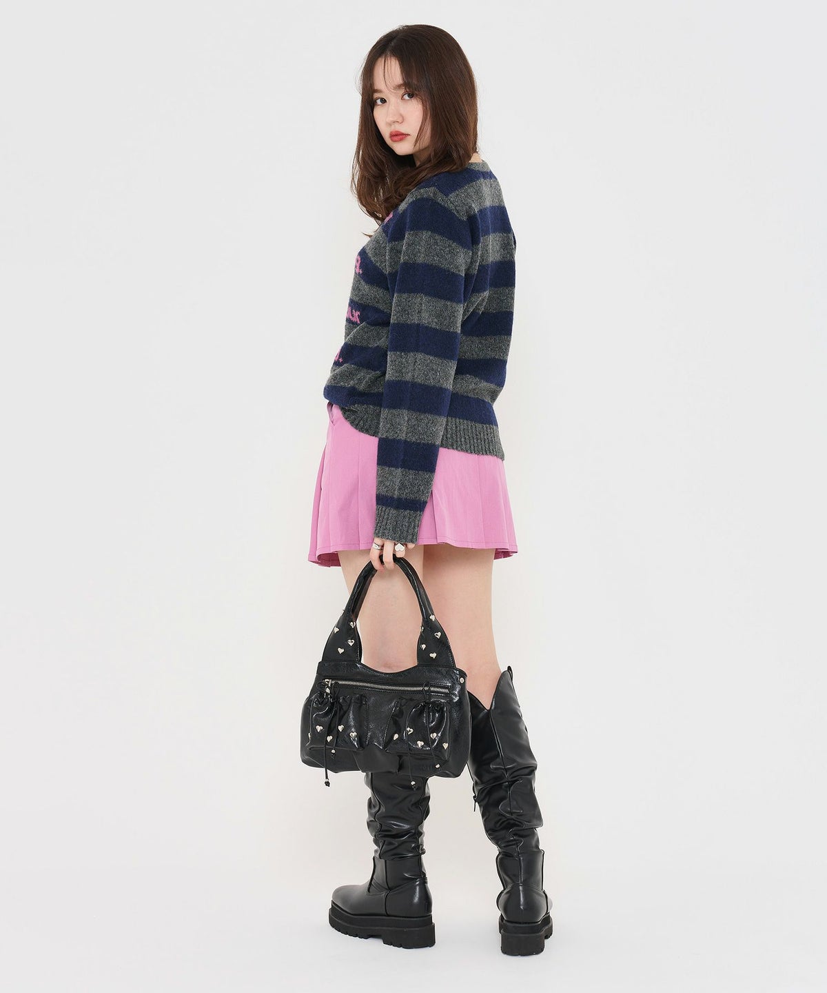 グッズ/小物/バッグ/ハンドバッグ/ブラック/レッド