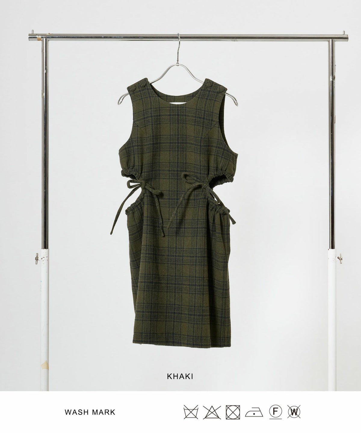 ワンピース/ミニ丈/チェック/ジャンスカ