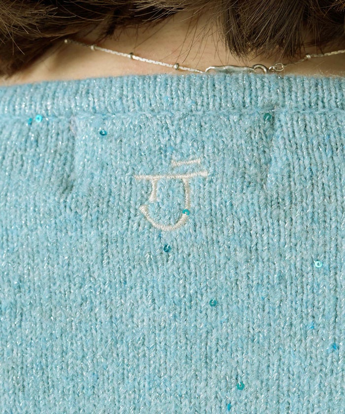 スパンコール/カーディガン/キラキラカーディガン