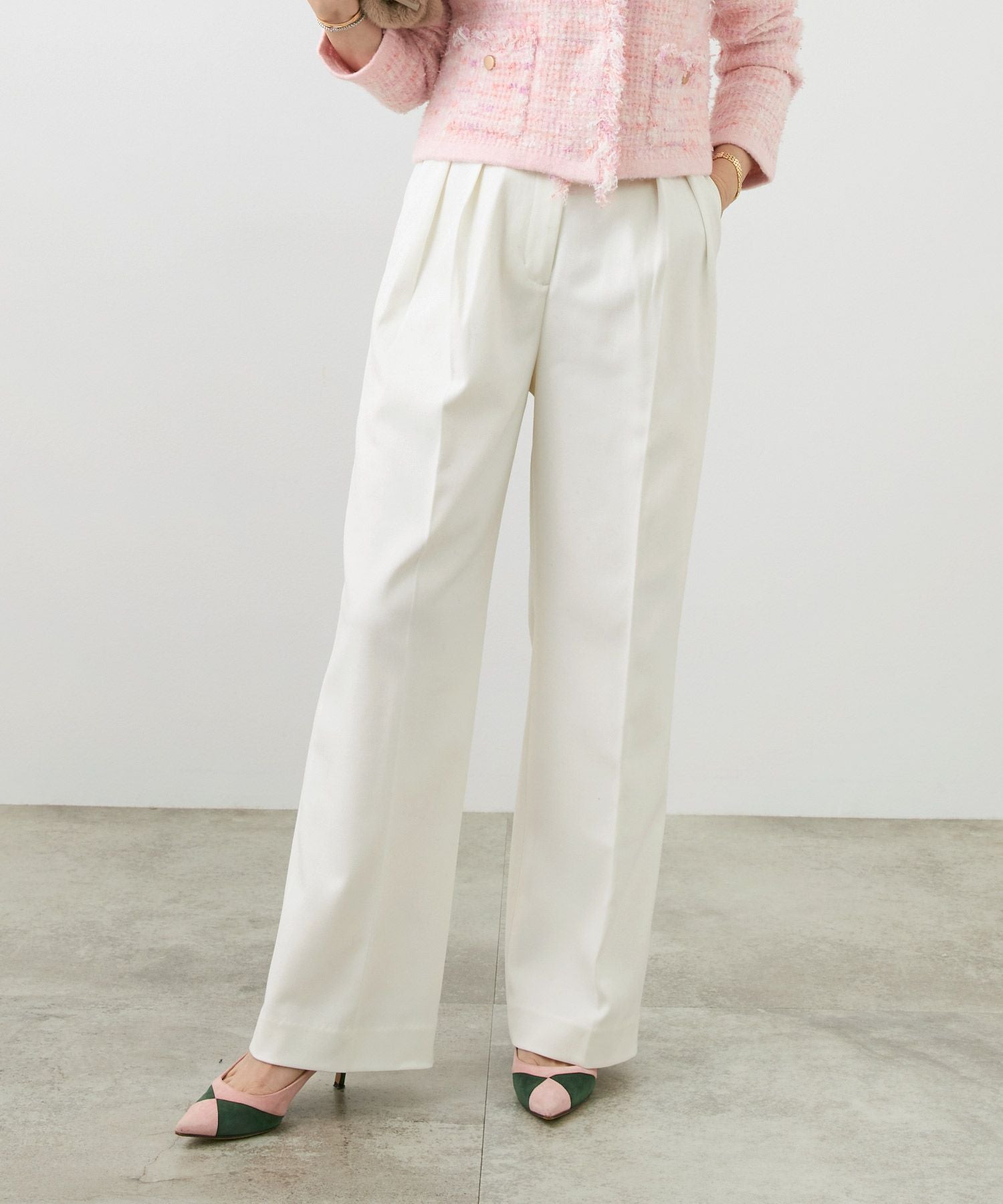 タック ワイド パンツ Liala×PG 全3色｜lpg741-1855【2】 - パンツ商品