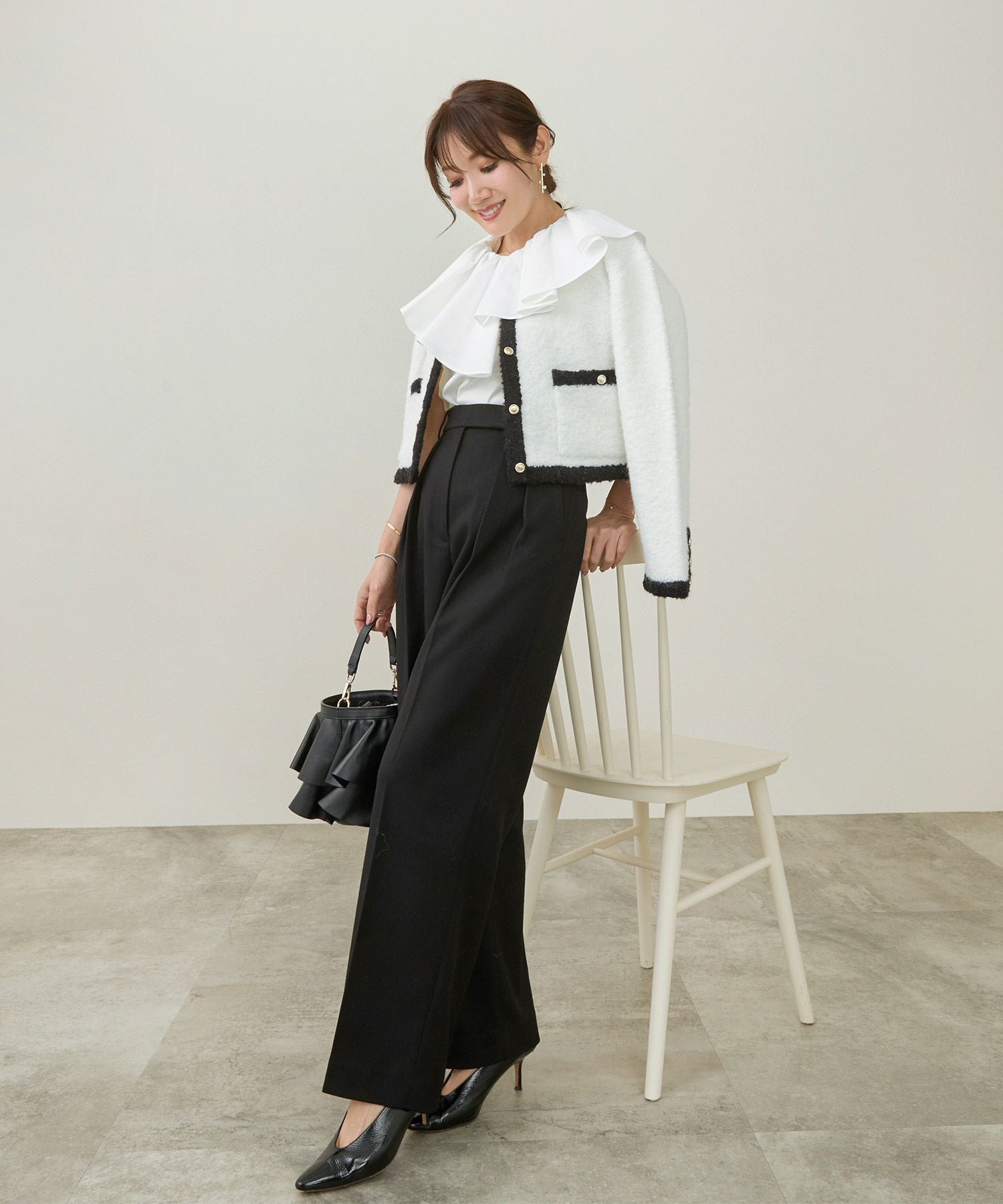 タック ワイド パンツ Liala×PG 全3色｜lpg741-1855【2】 - パンツ商品