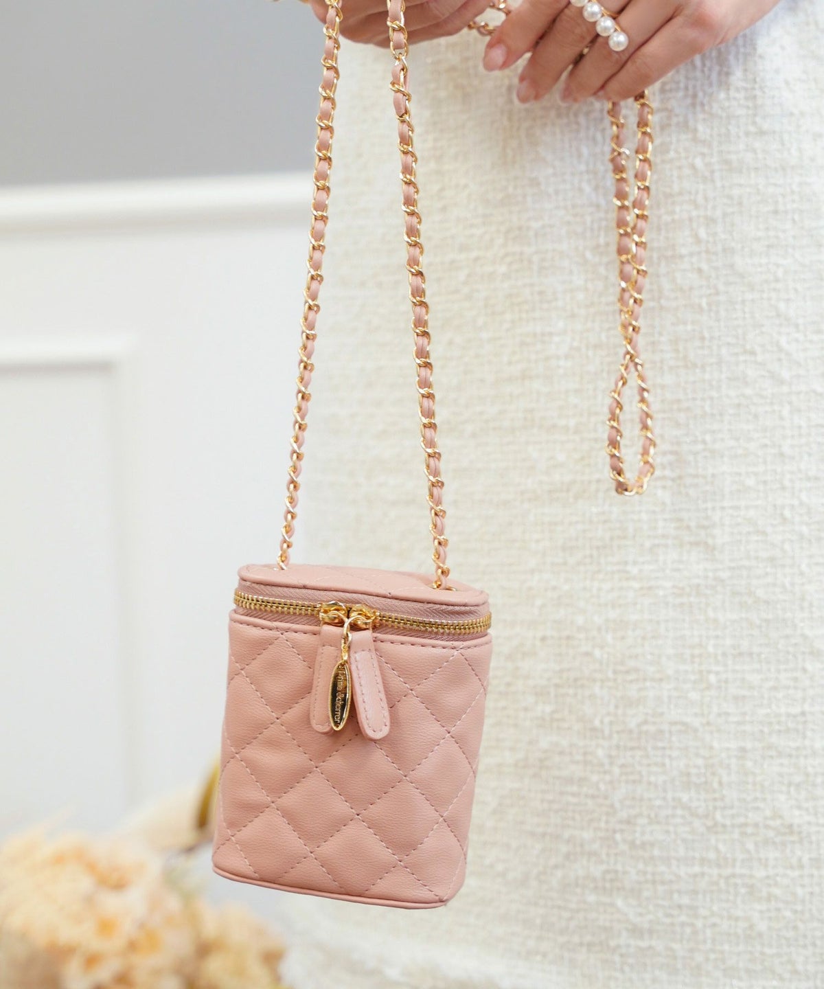 キルティングバケットバッグPrimaScherrer全2色｜psc982-0814【1】