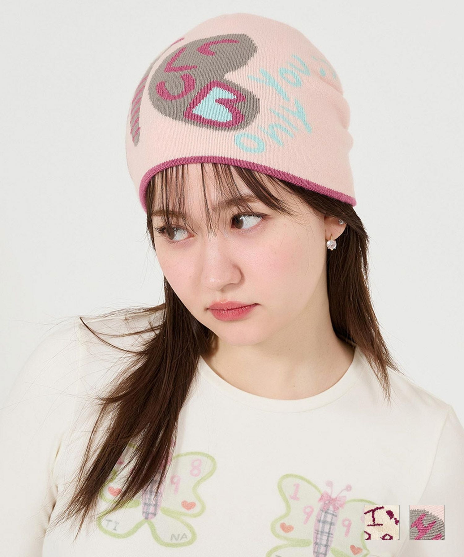 オリジナル ジャガードビーニー TINA：JOJUN 全2色｜tnj914-0765【4】