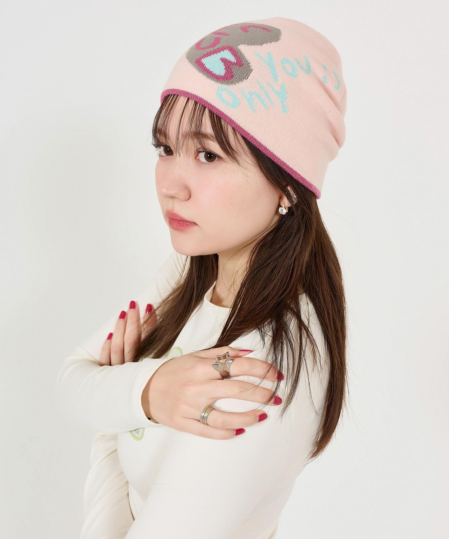 オリジナル ジャガードビーニー TINA：JOJUN 全2色｜tnj914-0765【4】