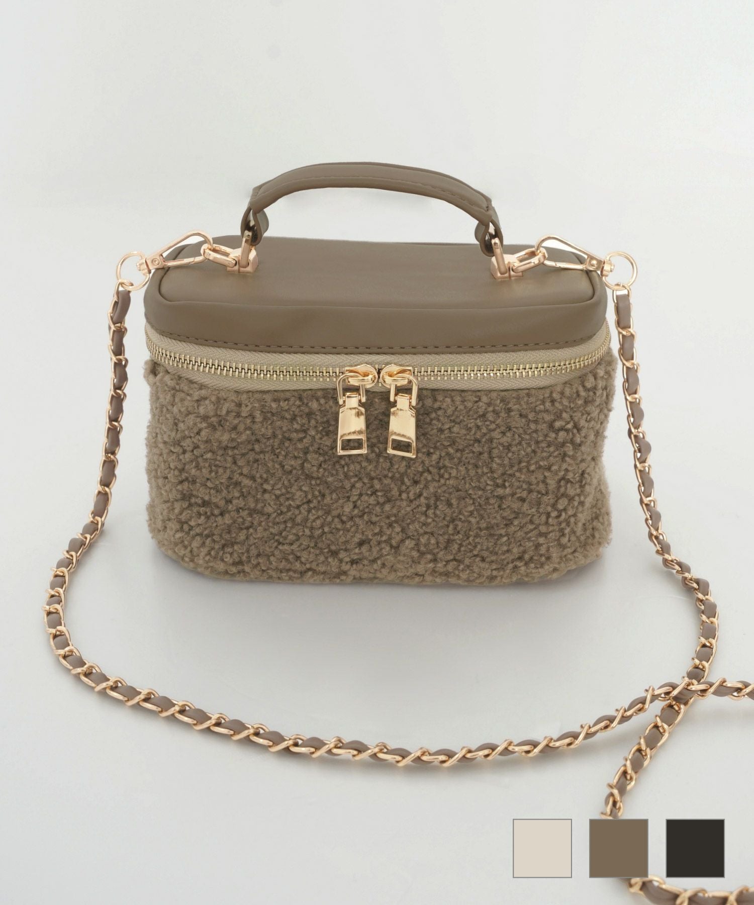 もこもこ プードル バニティ バッグ HUIT 全3色｜hit942-0045【1