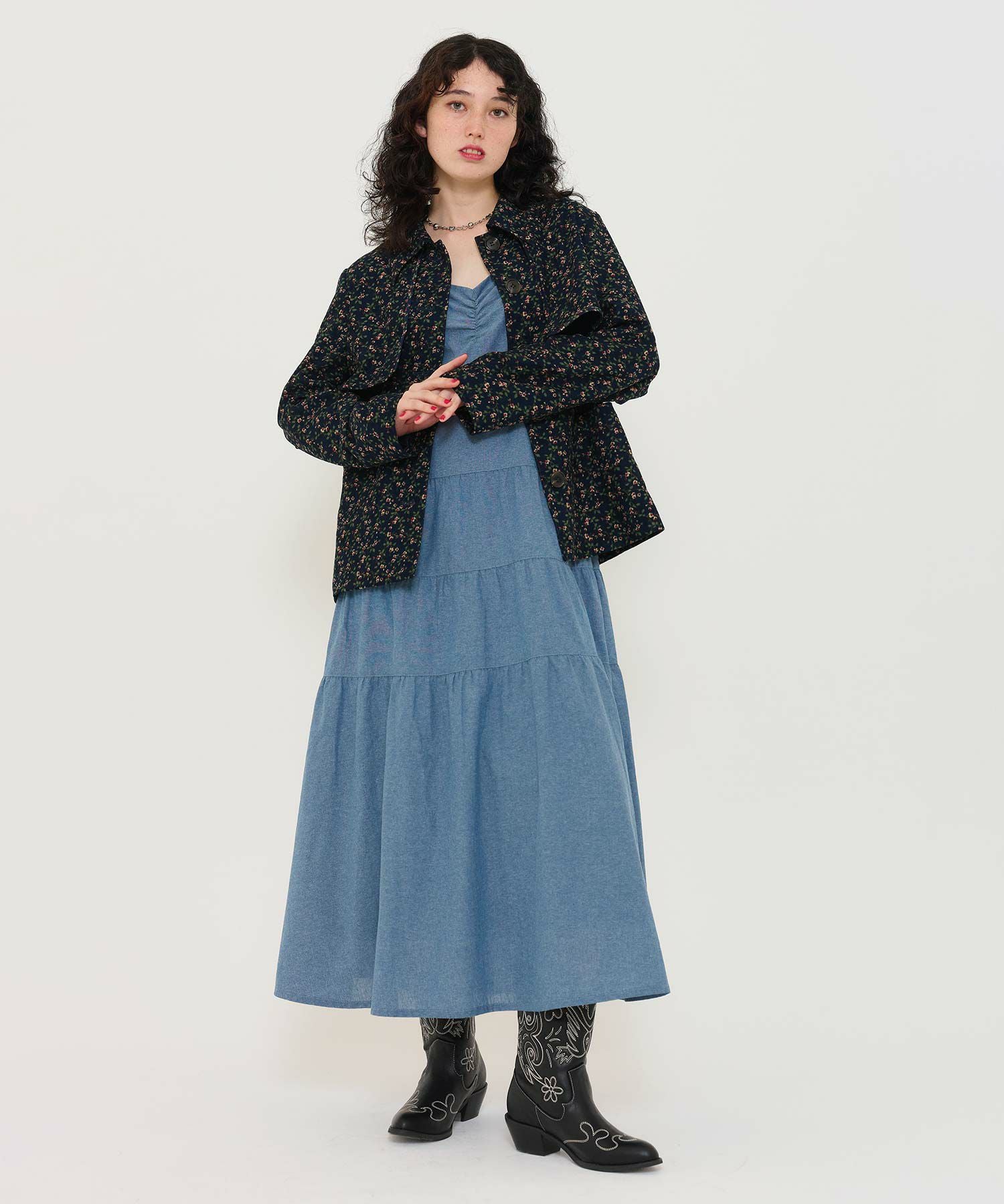 オリジナル刺繍 ウエスタンブーツ TINA：JOJUN 全2色｜tnj913-0785【3】