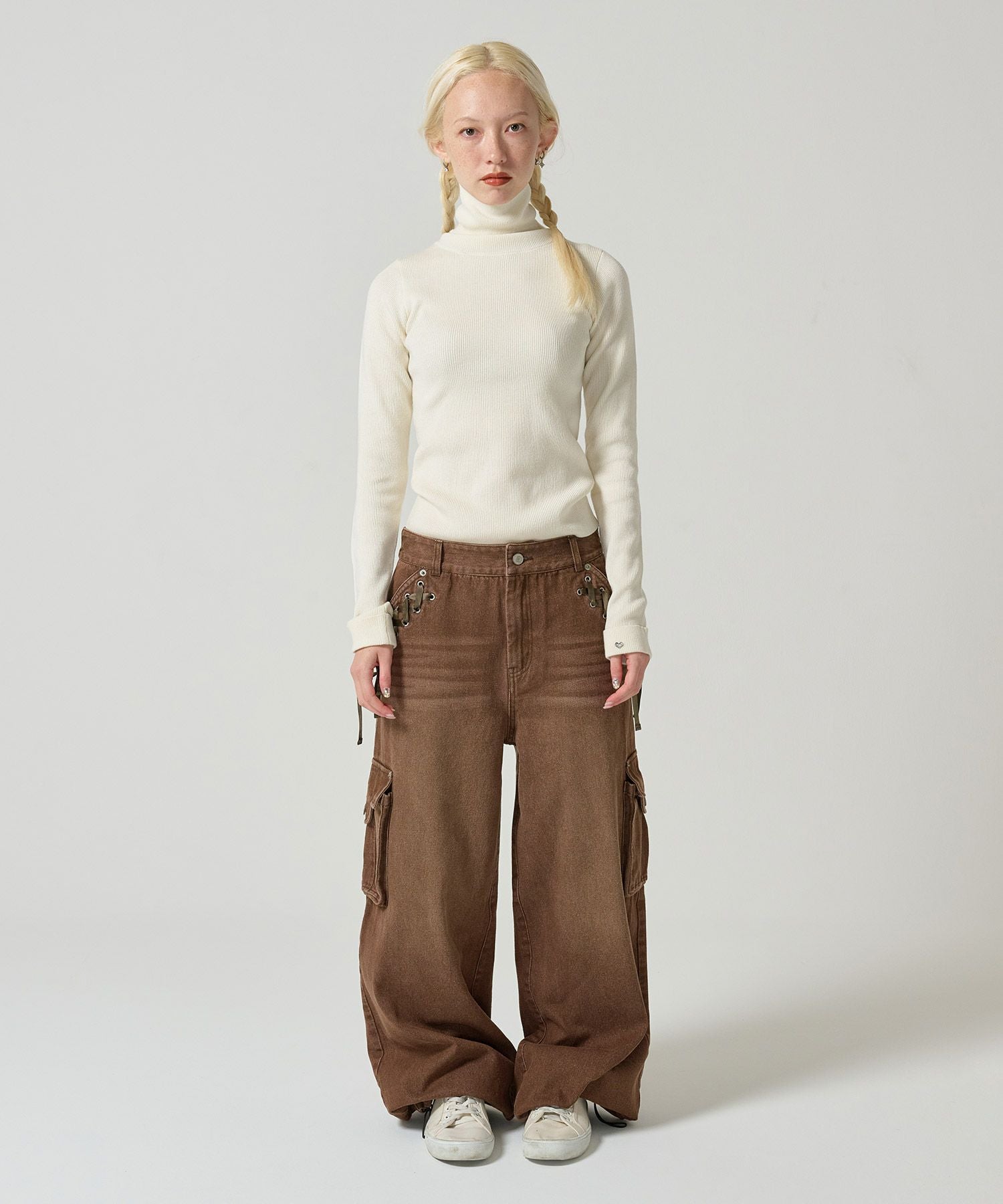 ウエストリボン デニムパンツ TINA：JOJUN 全3色｜tnj711-0756【8】