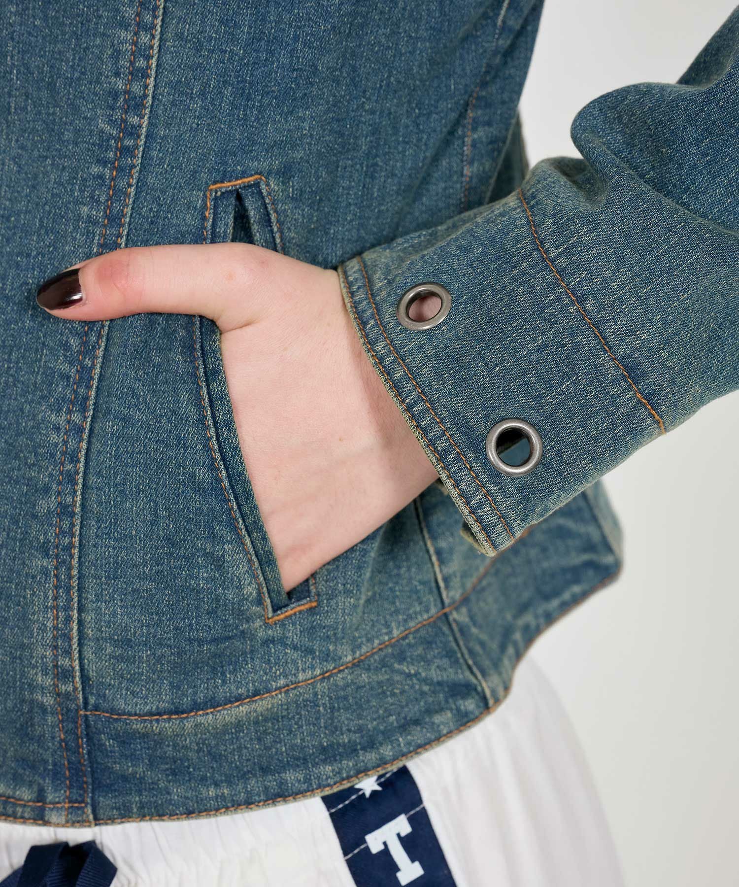 Special-Price-SALE タイトデニム ジャケット TINA：JOJUN 全2色