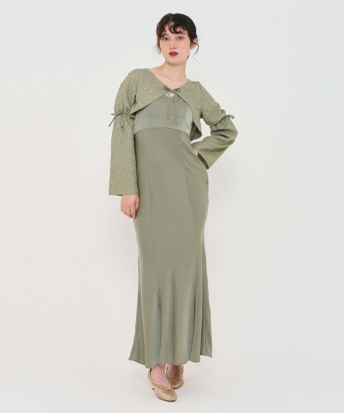 オケージョン/ワンピース/ドレス/キャミワンピース/ボレロ